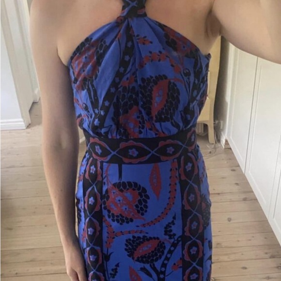 NWT Sézane Jarred dress in Atlas Blue size US 6 / T38 / UK 10 - Picture 3 of 3